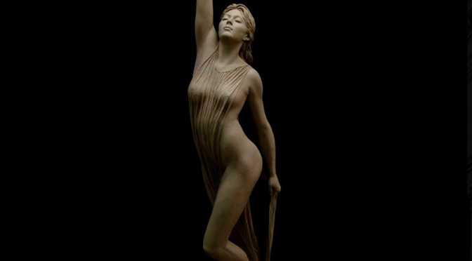 marble awakening dawn statue