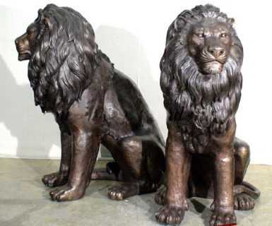 Bronze Lion Statue For America Customer