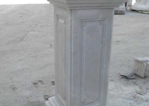 small marble pedestal