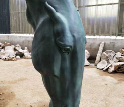 Bronze Horse Head Statue for Norway customer