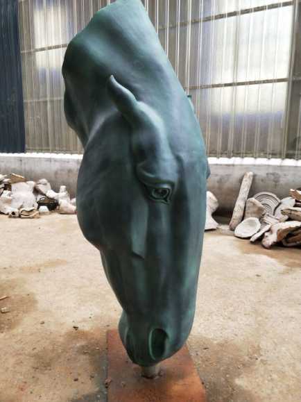 Bronze Horse Head Statue for Norway Customer