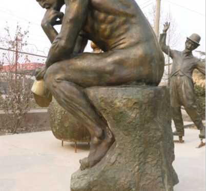 Bronze The Thinker Statue By Rodin