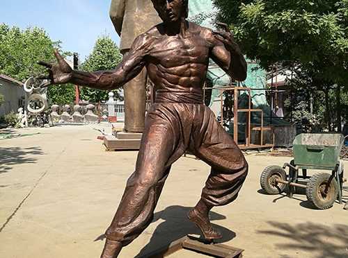 Size Famous Bronze Bruce Lee Statue, Bronze Garden Statues Melbourne