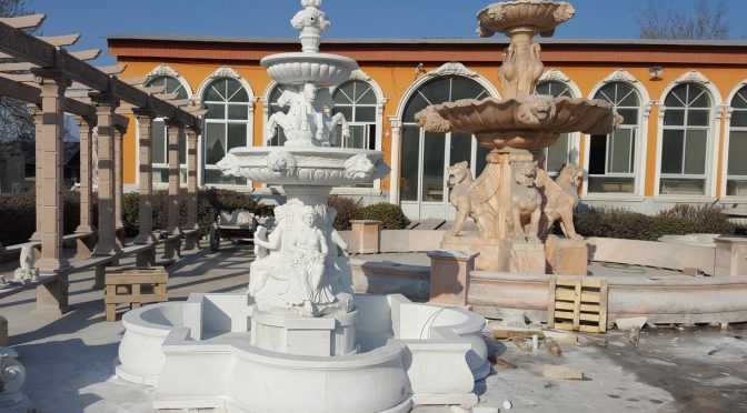 Marble statue Fountain
