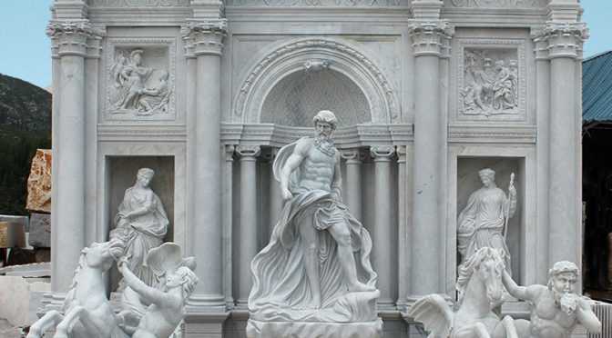 Marble Trevi Fountain