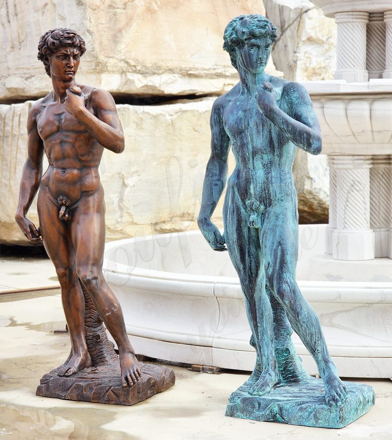 bronze david sculpture