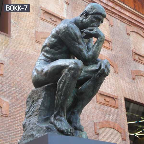 Copy Large Outdoor Famous Bronze Thinker Sculpture