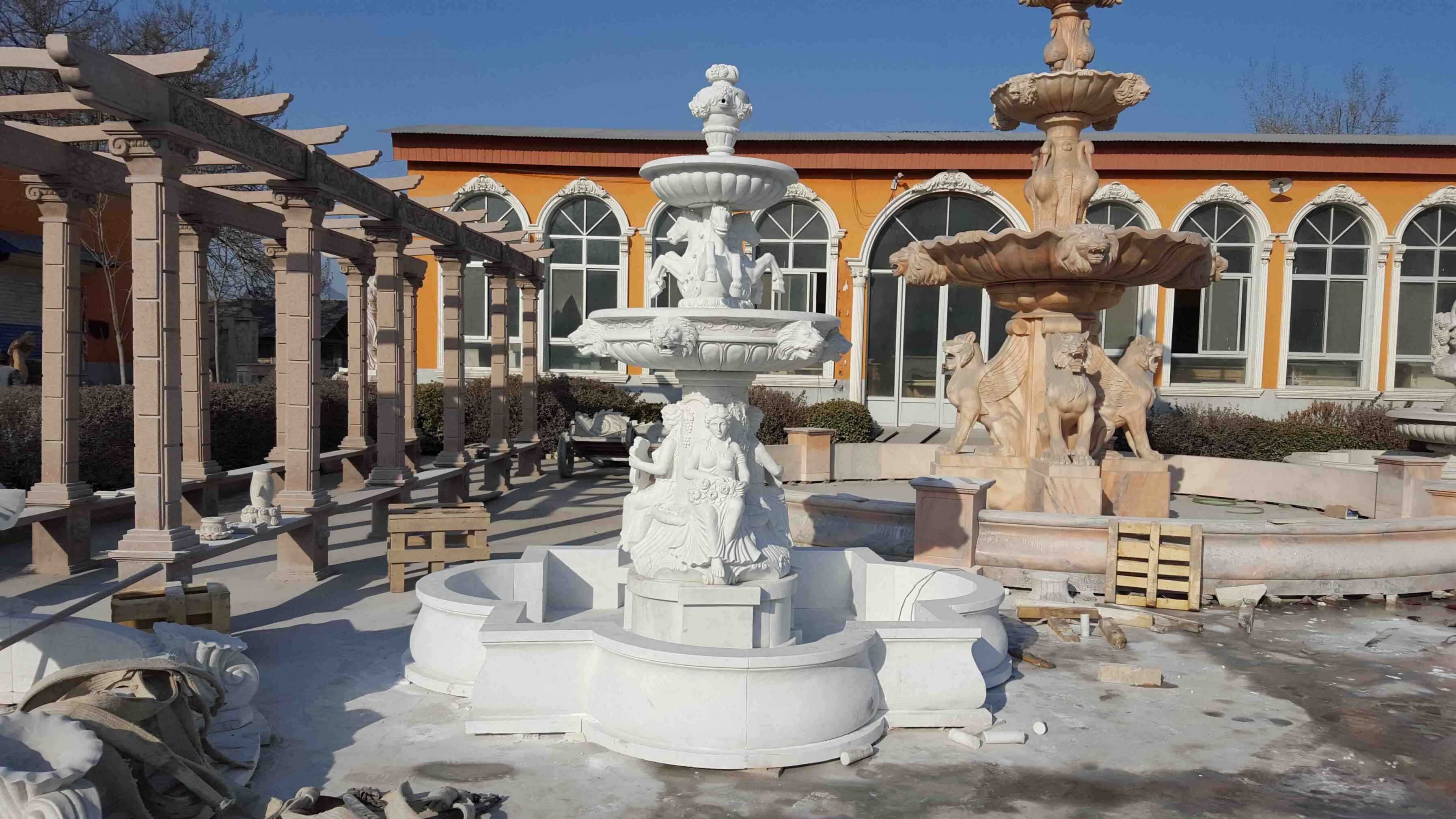 Garden Marble Fountains We Have Made for Our US Client