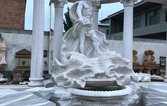 large Marble Trevi Water Fountain statue
