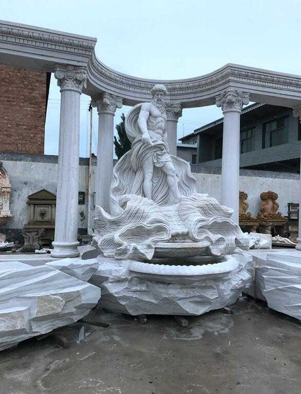 Large Marble Water Fountain for Our Indian Client