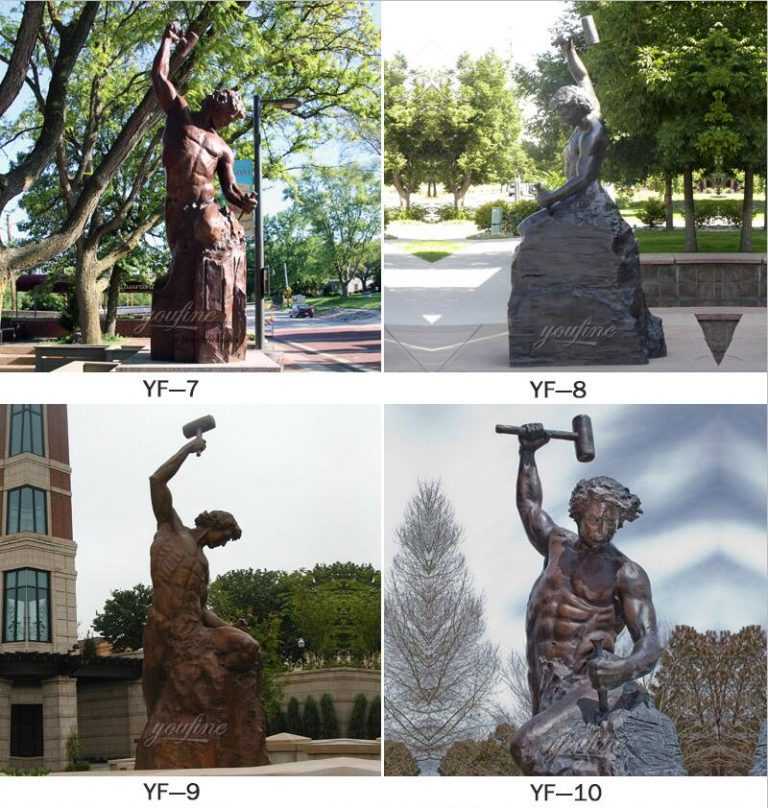 Famous Classical Statues of Self Made Man for Garden BOK399 YouFine Sculpture