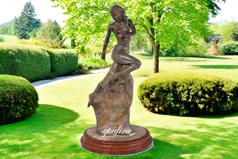 man and woman statues