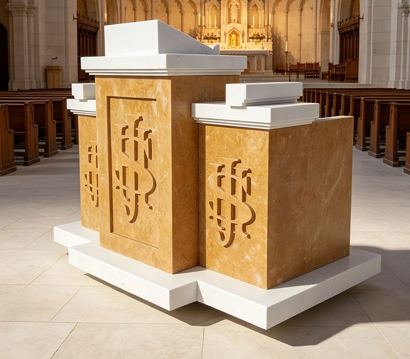 marble pulpit designs for church