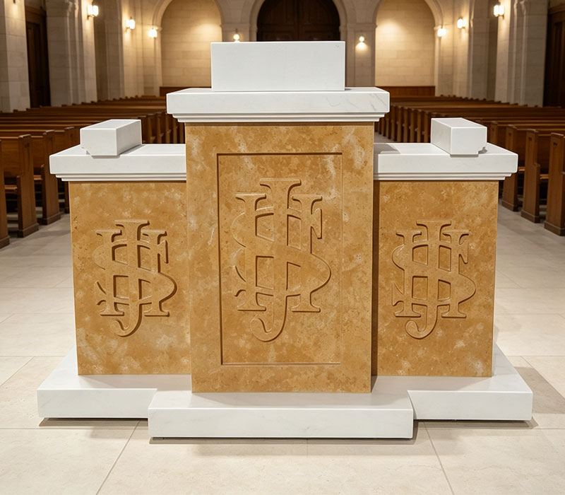 Yellow Pulpit Designs for Church