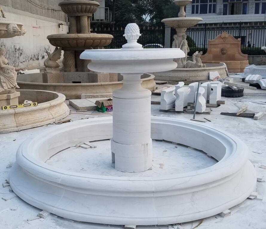 Simple design water fountain for Kazakhstan clients