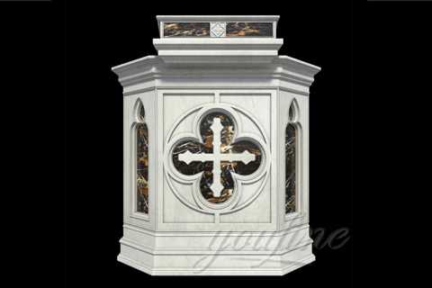 Beautiful modern design marble pulpit for church CHS-24