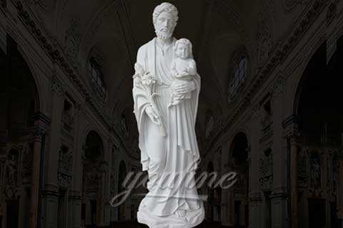Joseph with Baby Jesus Statue