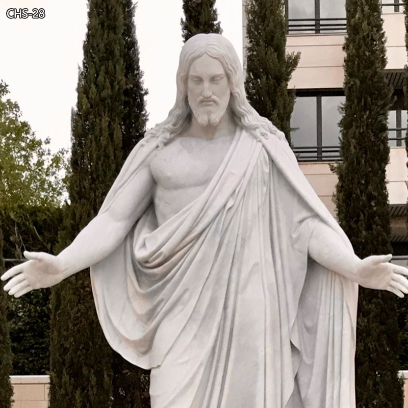 Hand Carved Life Size Marble Jesus Statues for Sale