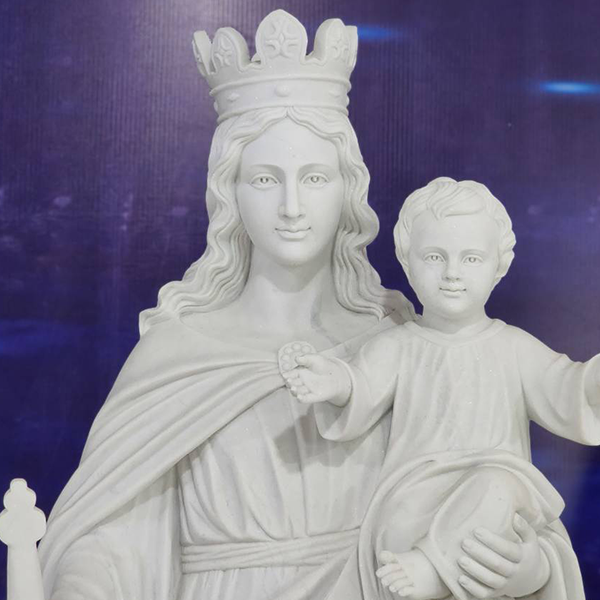 Life size Large Stone Mary and Jesus Statue for Church