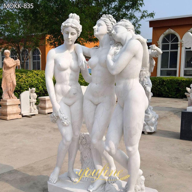 Marble Three Graces Statues