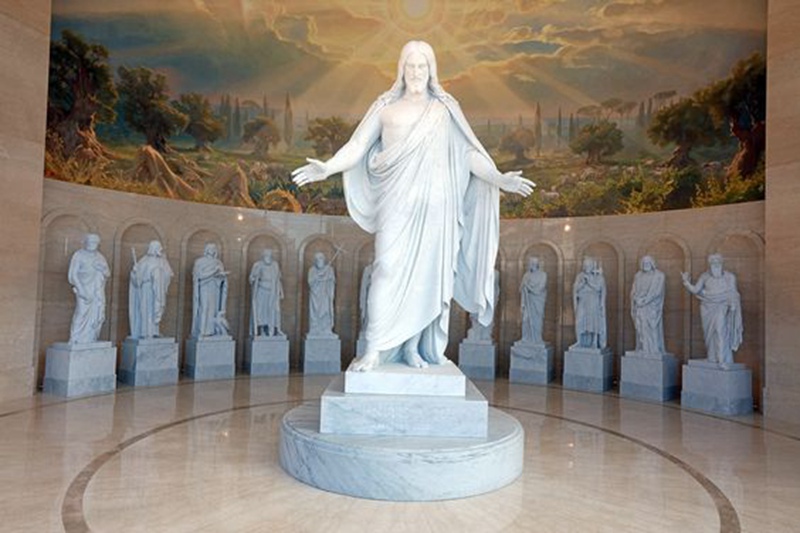 Natural White Marble Life Size Jesus Christ Statue CHS-29