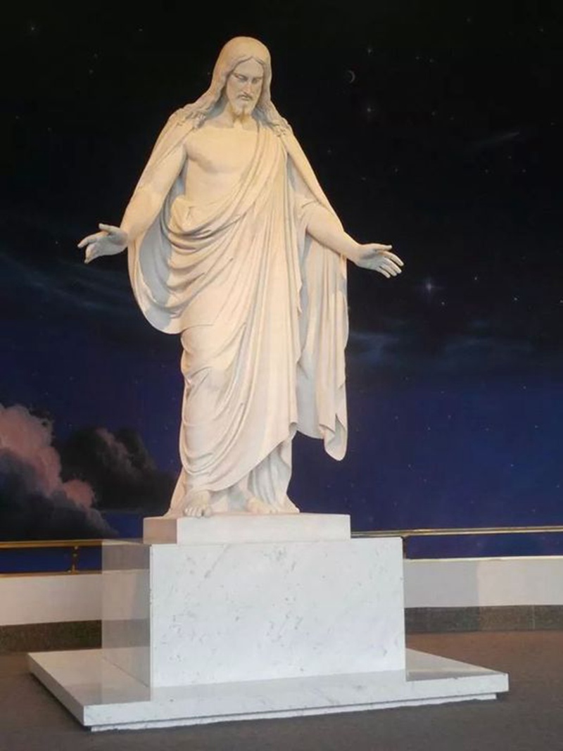 Natural White Marble Life Size Jesus Christ Statue CHS-29