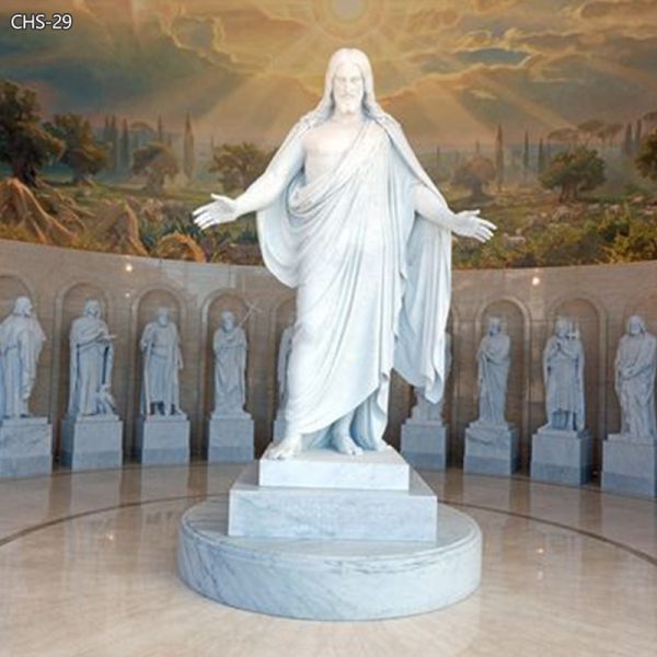 Natural White Marble Life Size Jesus Christ Statue CHS-29