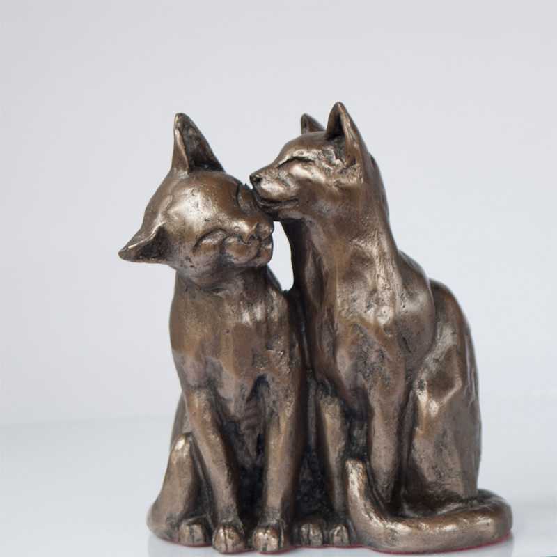 antique bronze cat statue for sale