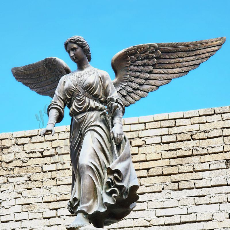bronze angel of america statue