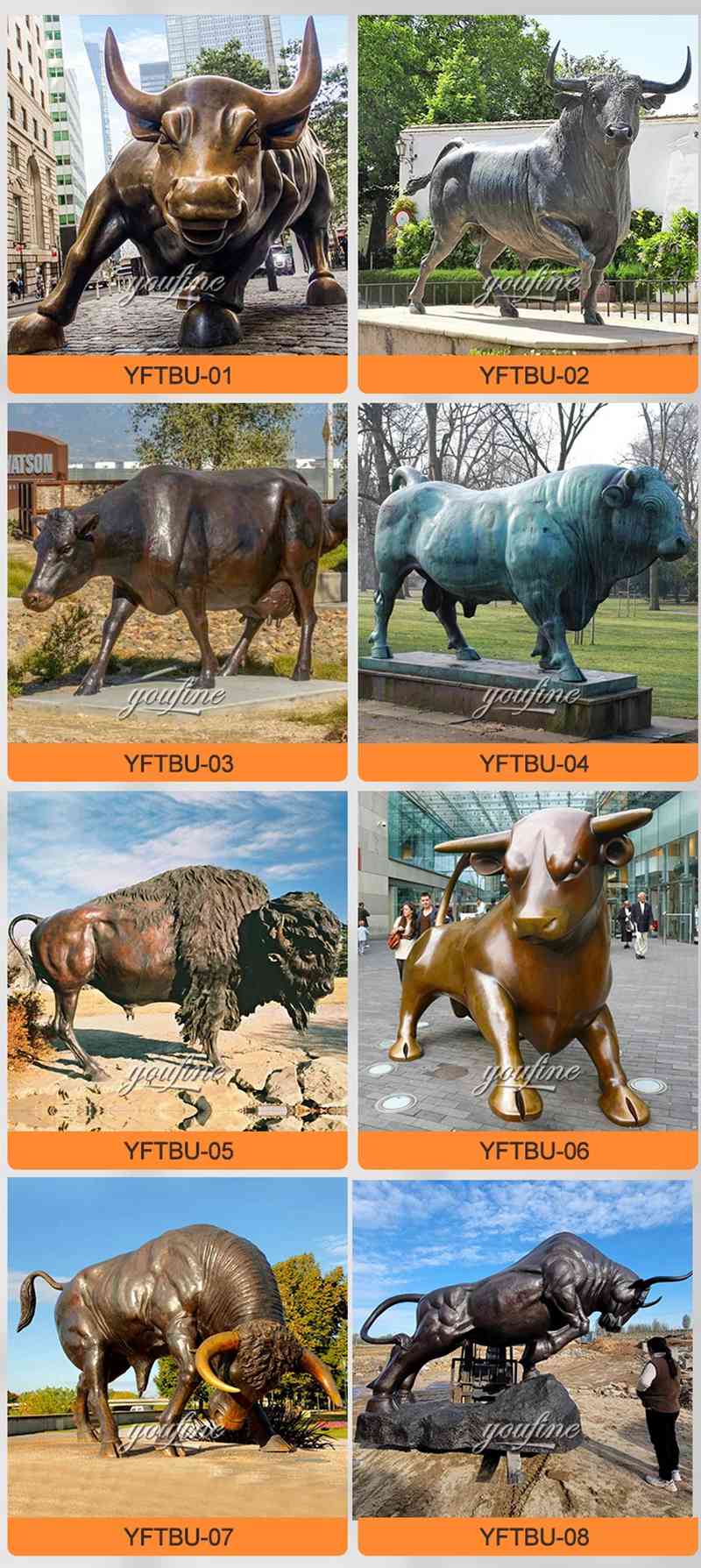 bronze bull statue