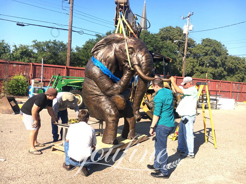 bronze elephant ornaments-YouFine Sculpture