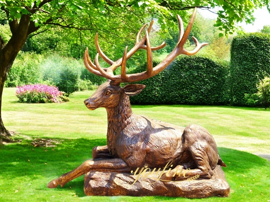 deer statue garden decoration