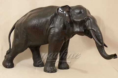 Garden or Zoo Decorative Metal Crafts Animal Bronze Elephant Sculpture