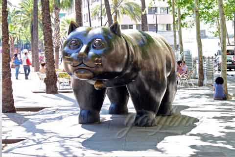 fat bronze cats