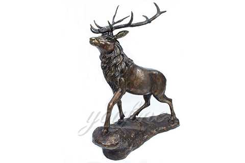 Antique Metal Life Size Bronze Deer Sculpture for Selling