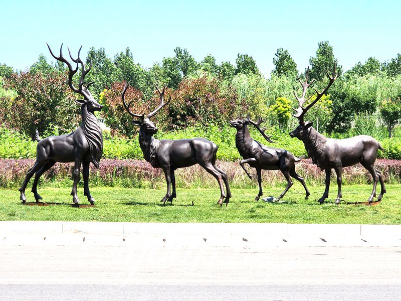 deer sculptures for sale-YouFine Sculpture