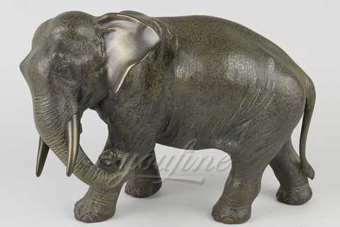 Life Size Little Metal Bronze Elephant Statue from Chinese Supplier