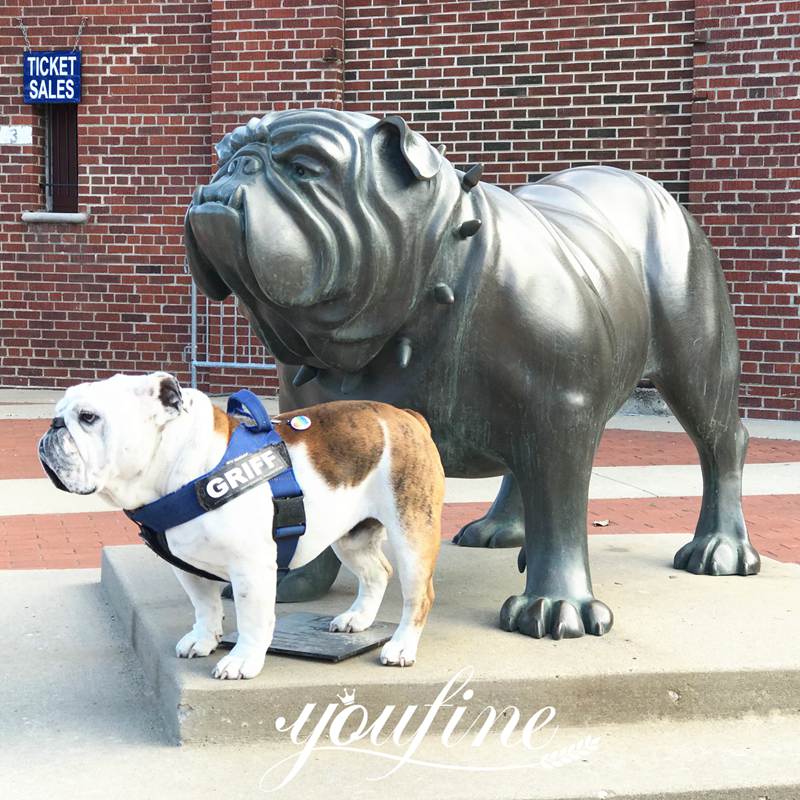 giant bulldog statue-YouFine Sculpture
