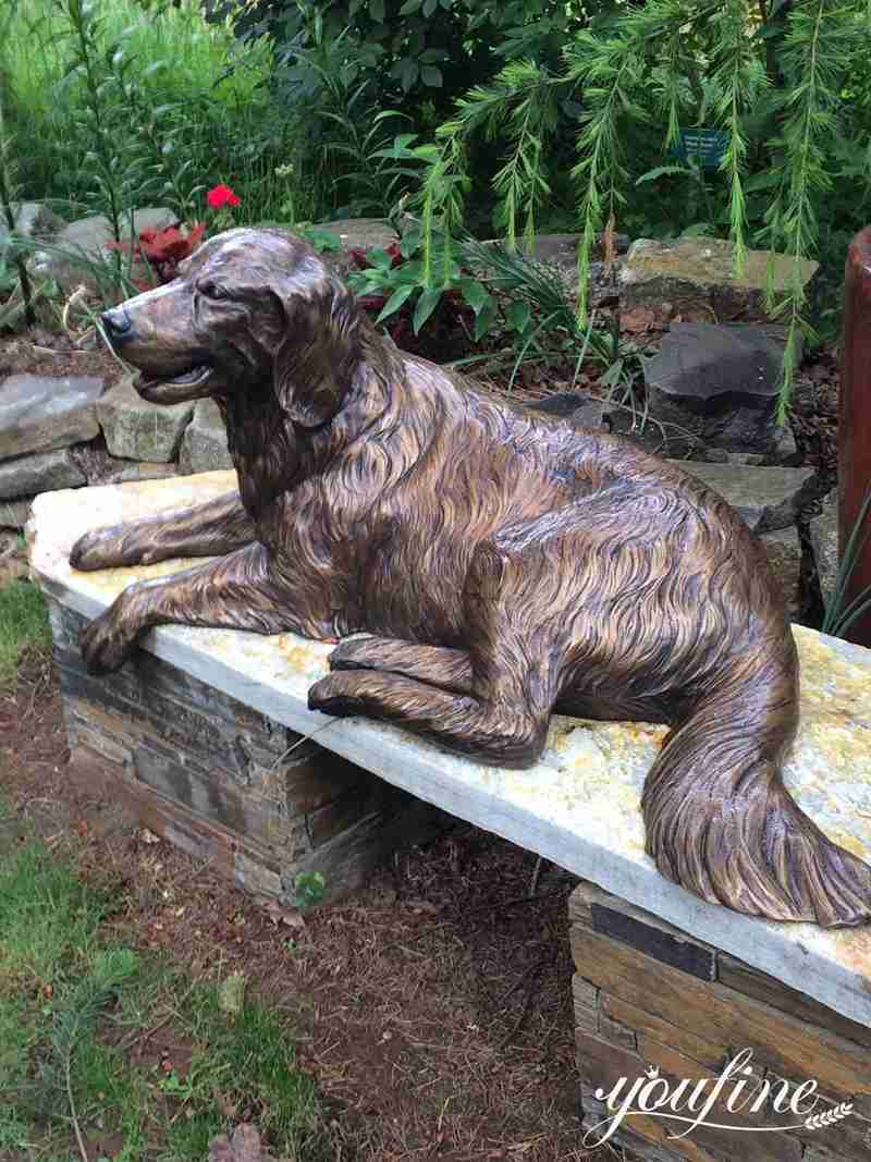 golden retriever statues life size-YouFine Sculpture