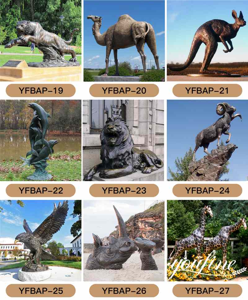 More Bronze Animal Sculpture Types:
