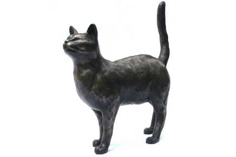 life size standing cat statue for sale