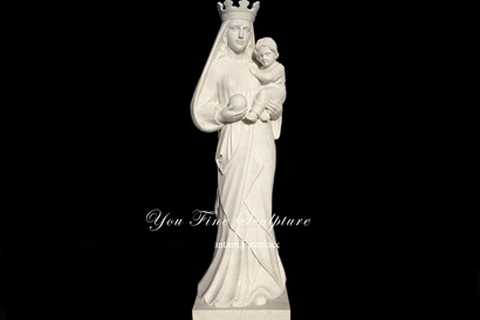 Life size Large Stone Mary and Jesus Statue for Church