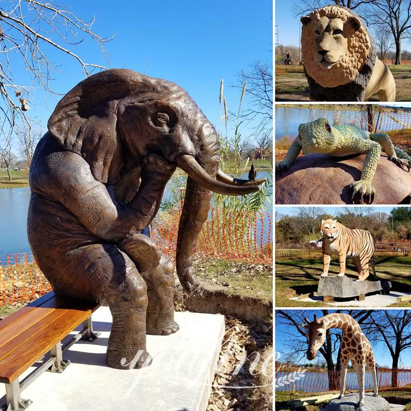 metal animal sculptures for garden-YouFine Sculpture