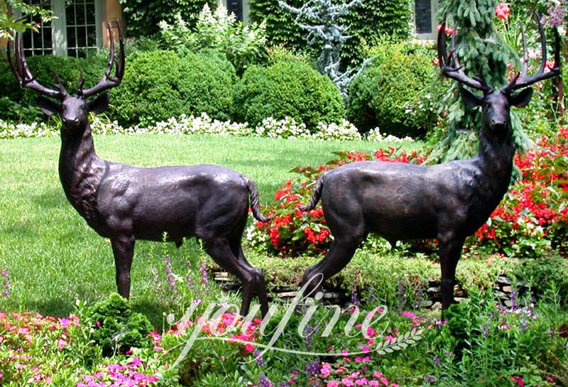 outdoor deer statues-YouFine Sculpture