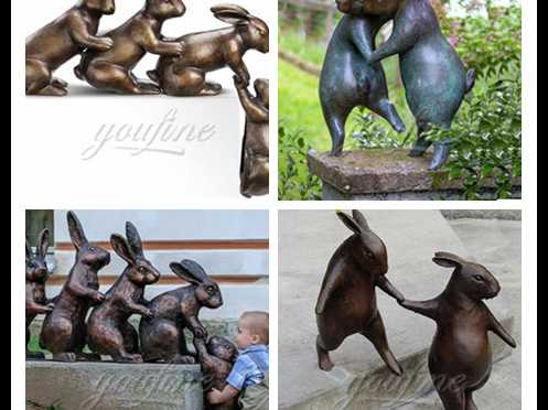 Rabbit Garden Sculpture