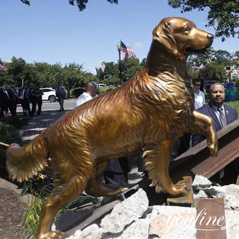 red golden retriever-YouFine Sculpture