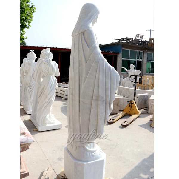 religious statue mary marble statue for church for sale