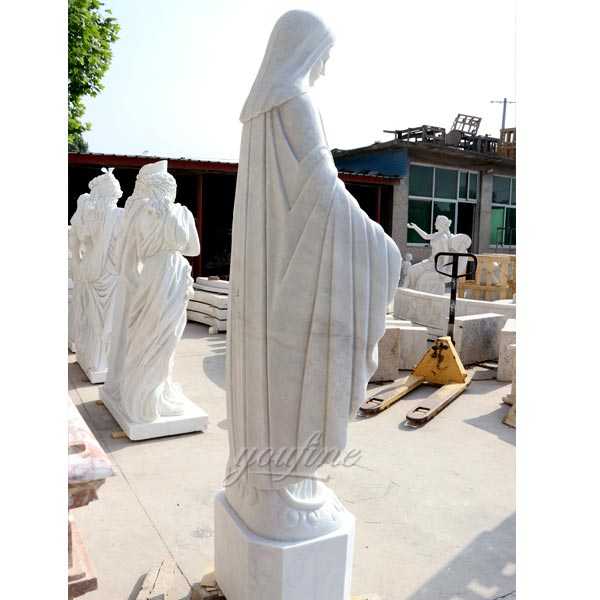 religious statue mary marble statue for church for sale