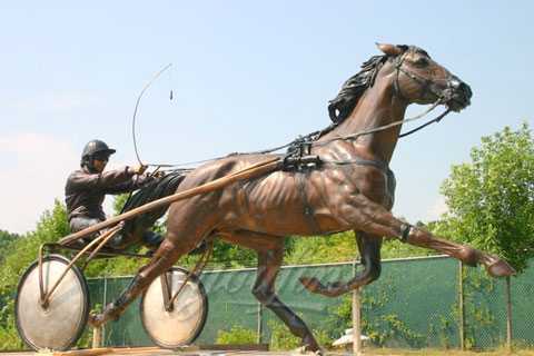High Quality Outdoor Bronze Ridding Horse Statue
