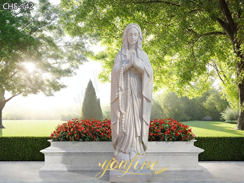 Marble Blessed Virgin Mary Statues for Church